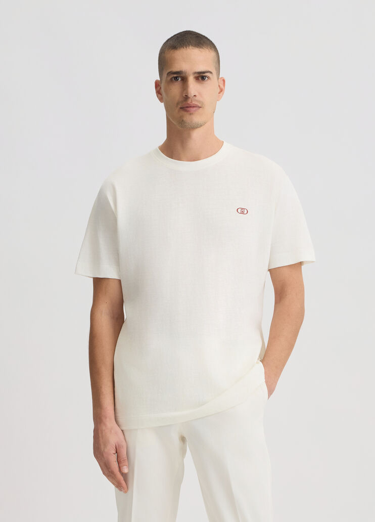 T-shirt with print on the back white Liu Jo - medium