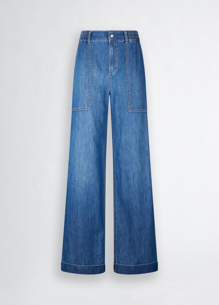 Flared denim trousers dark denim Liu Jo - large image number 6