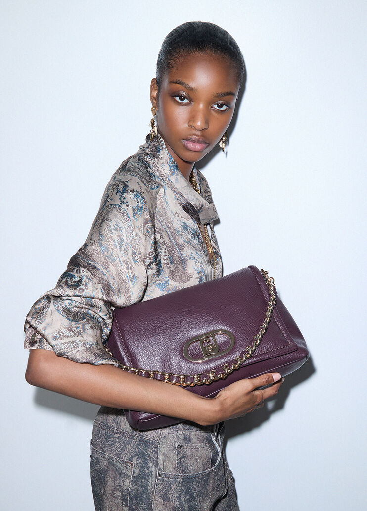 LaPuffy-Tasche gro&szlig; Aubergine Liu Jo - medium
