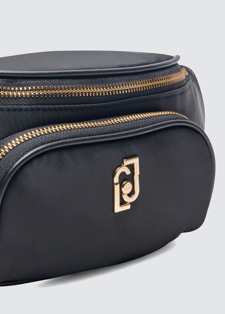 Nylon pouch bag with charm black Liu Jo - large image number 4 Nylon pouch bag with charm black Liu Jo - large image number 4