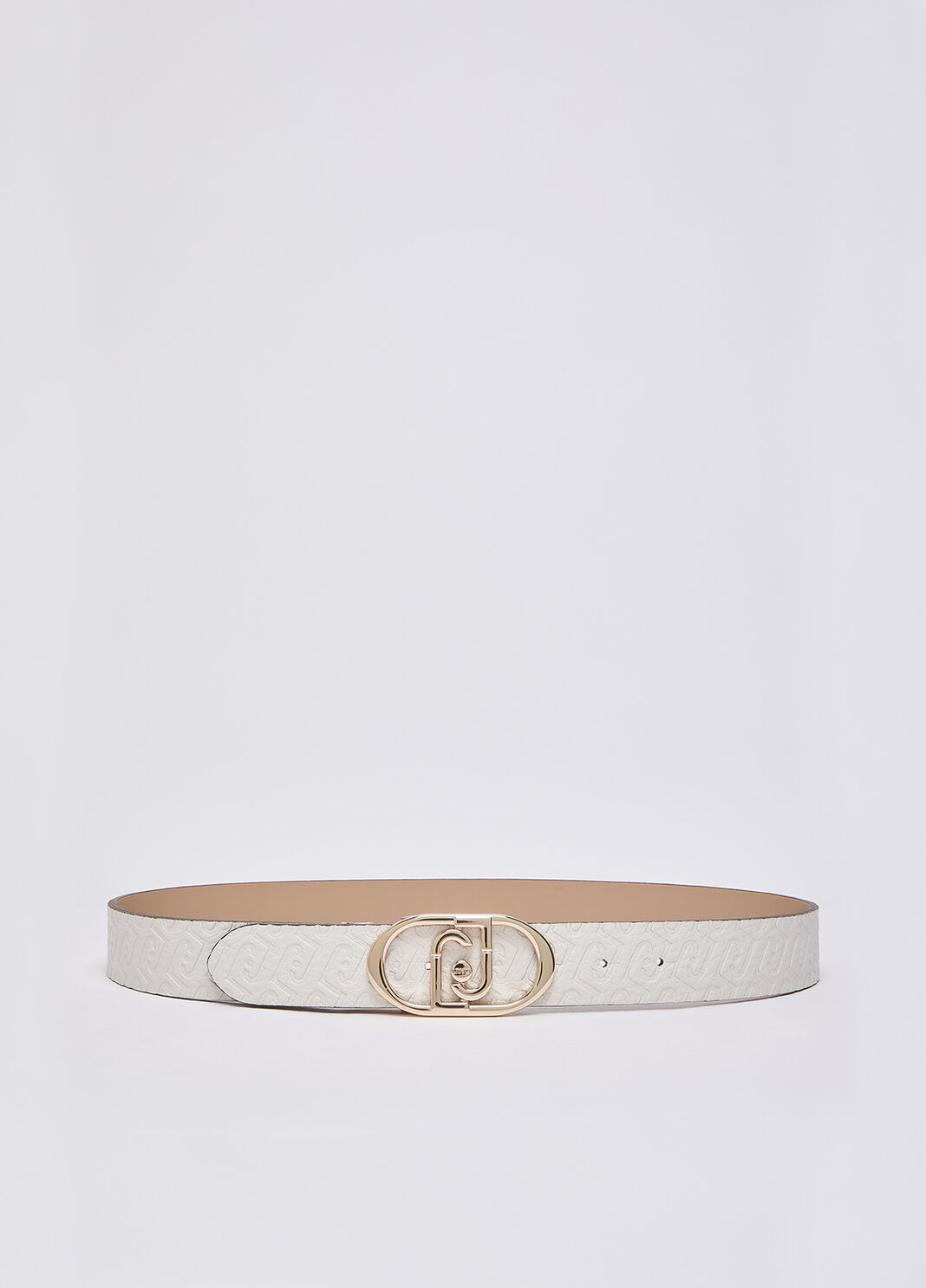 Ceinture r&eacute;versible blanc et beige Liu Jo - large image number 1