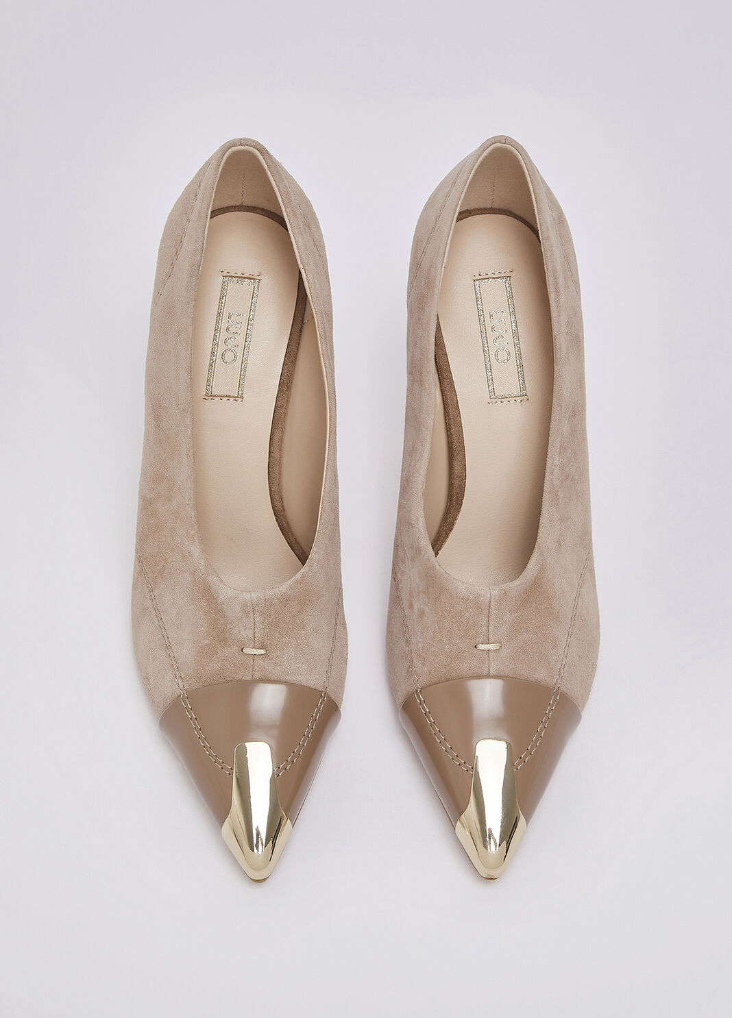 Metallic Toe Cap Pumps havana Liu Jo - large image number 3