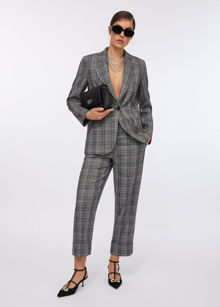 Glen plaid trousers glen plaid Liu Jo - medium Glen plaid trousers glen plaid Liu Jo - medium