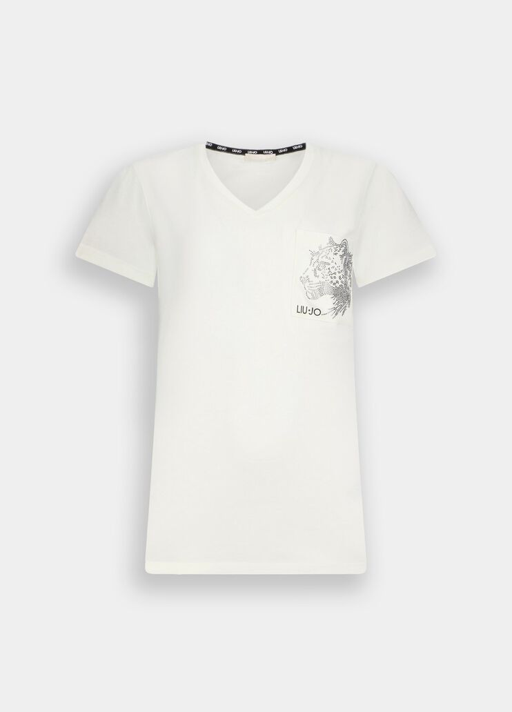 Liu Jo Better T-shirt white Liu Jo - large image number 6 Liu Jo Better T-shirt white Liu Jo - large image number 6