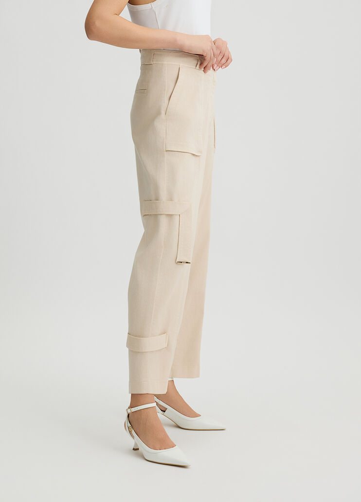Worker trousers cream Liu Jo - large image number 3 Worker trousers cream Liu Jo - large image number 3