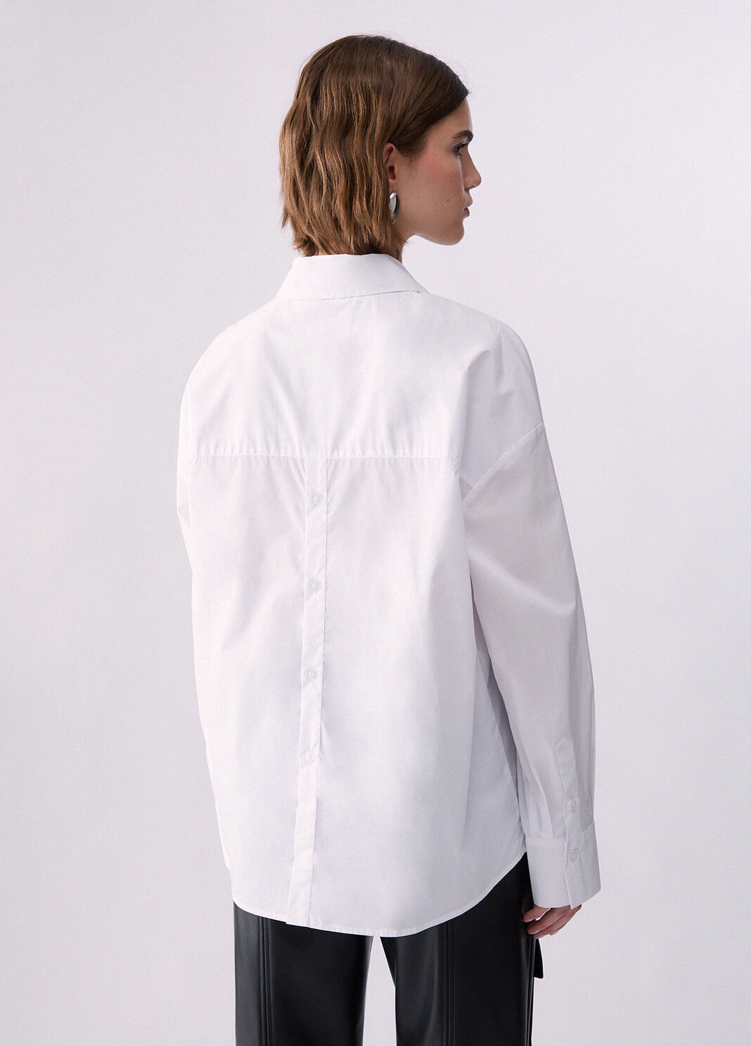 Shirt with Back Slit optical white Liu Jo - large image number 1