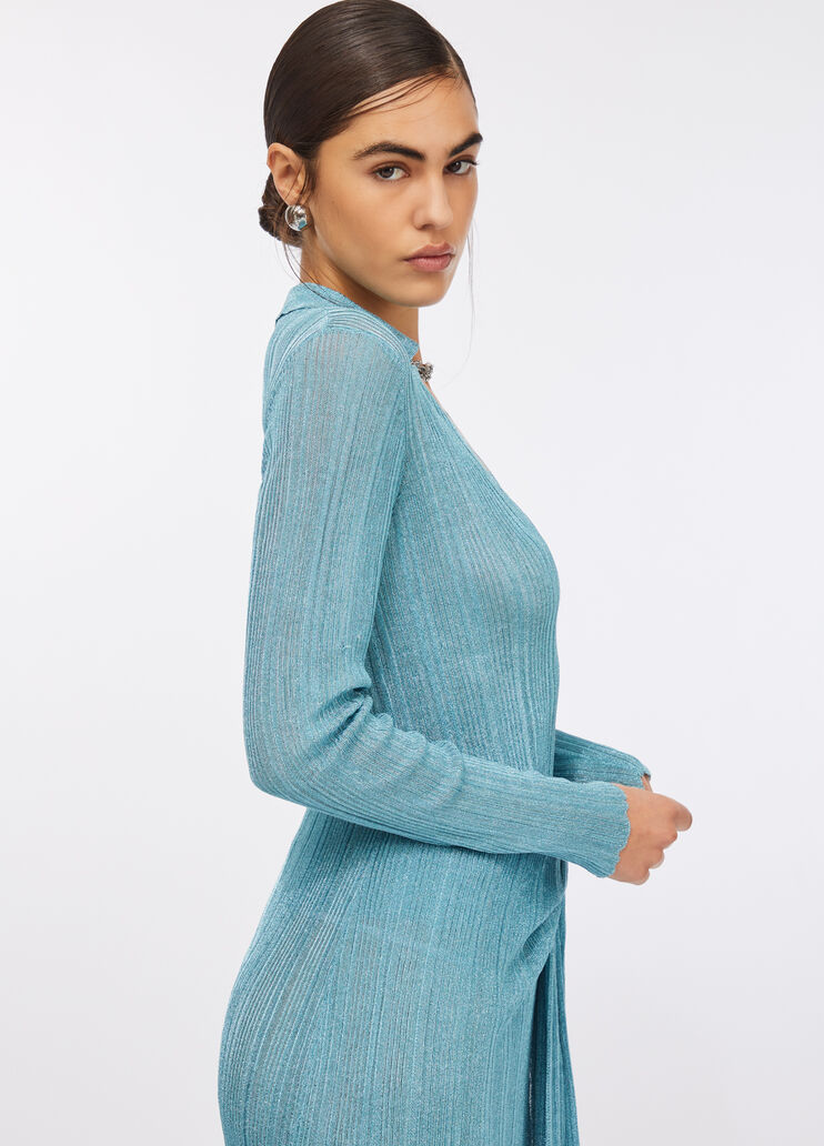 Pull en Lurex® vert d'eau Liu Jo - large image number 3