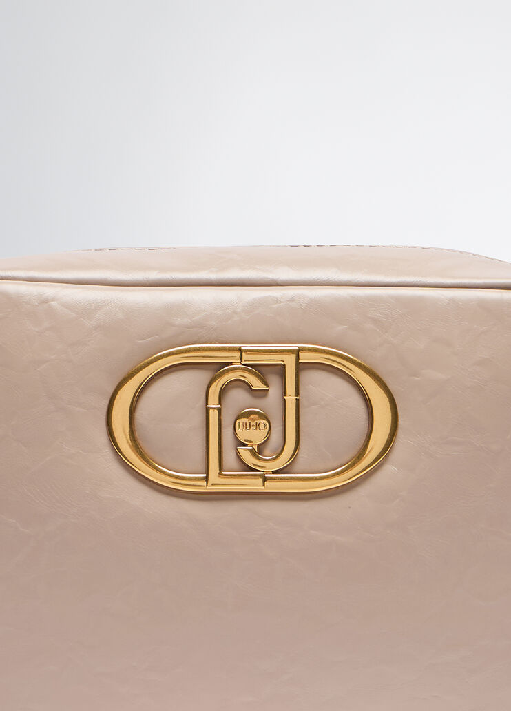 Sac &agrave; bandouli&egrave;re format moyen LaPuffy beige Liu Jo - medium