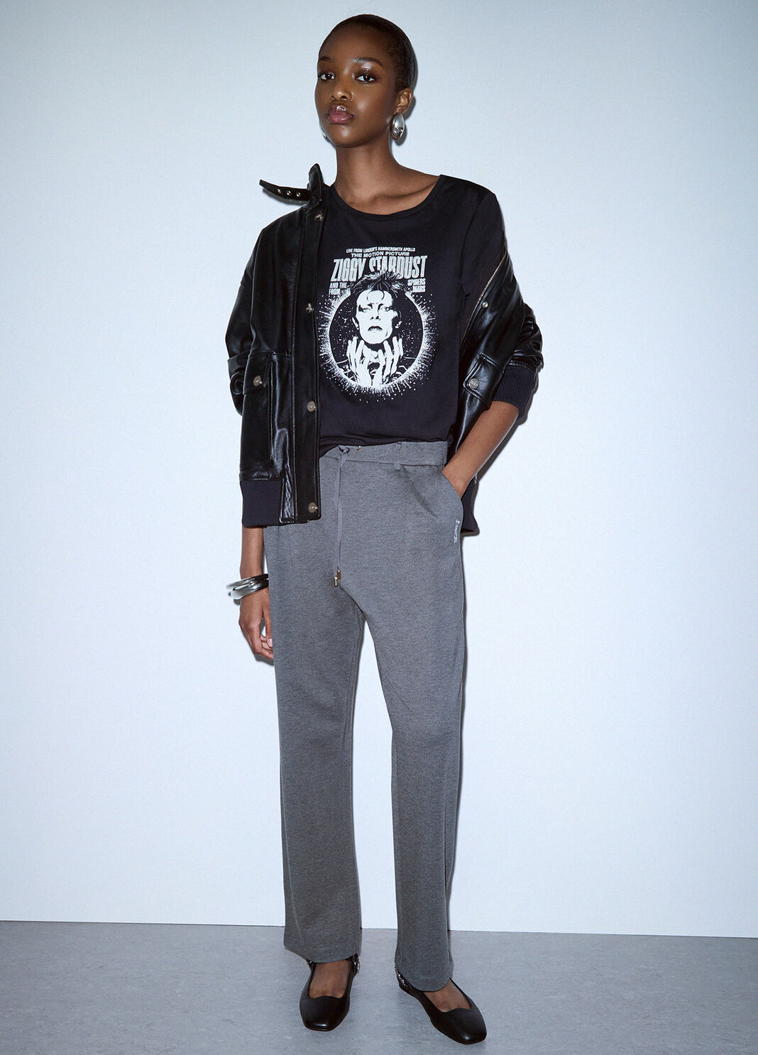 Drawstring Trousers grey Liu Jo - large image number 3