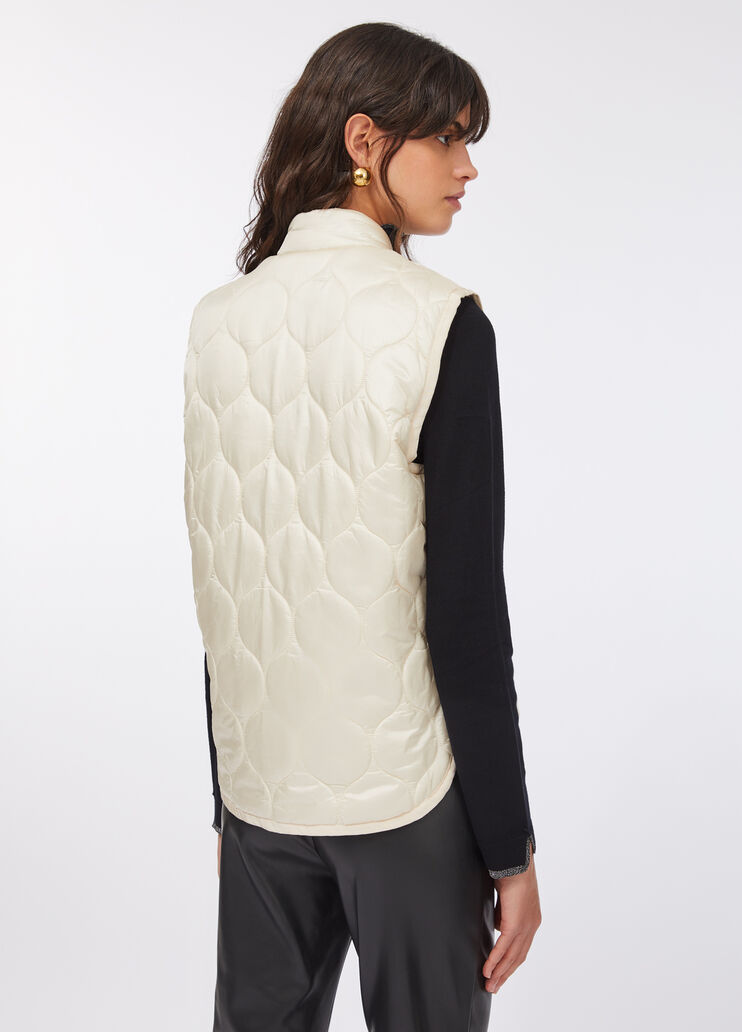 Padded and quilted vest  white Liu Jo - large image number 1