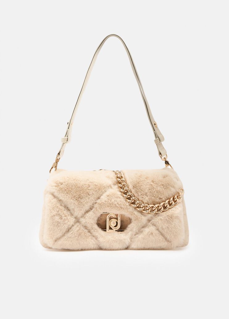 Mittelgroße Tasche LaPuffy Weiß Liu Jo - medium Mittelgroße Tasche LaPuffy Weiß Liu Jo - medium