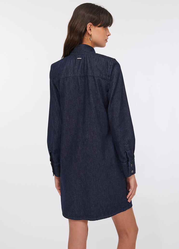 Abito chemisier in denim lavaggio classico Liu Jo - large image number 1