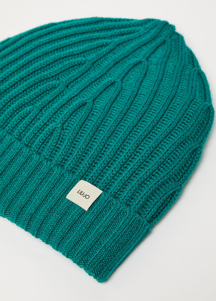 Woollen hat green Liu Jo - large image number 1 Woollen hat green Liu Jo - large image number 1