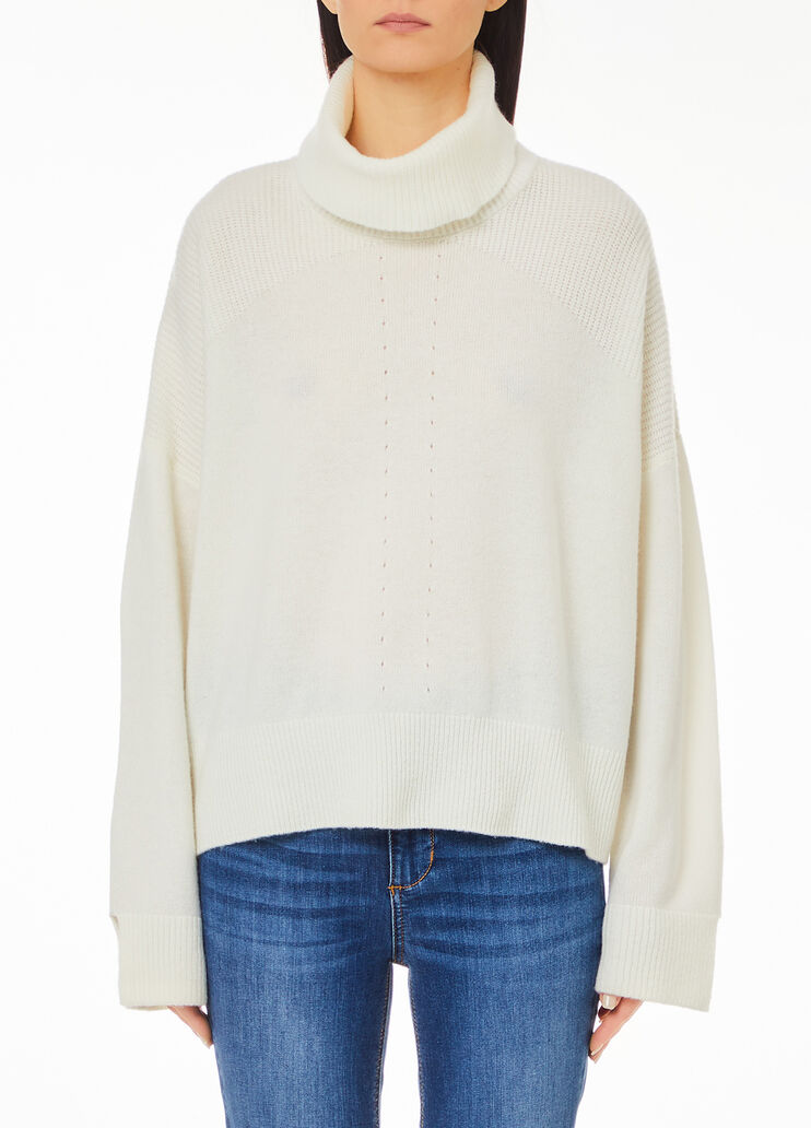 Wool polo-neck white Liu Jo - medium Wool polo-neck white Liu Jo - medium