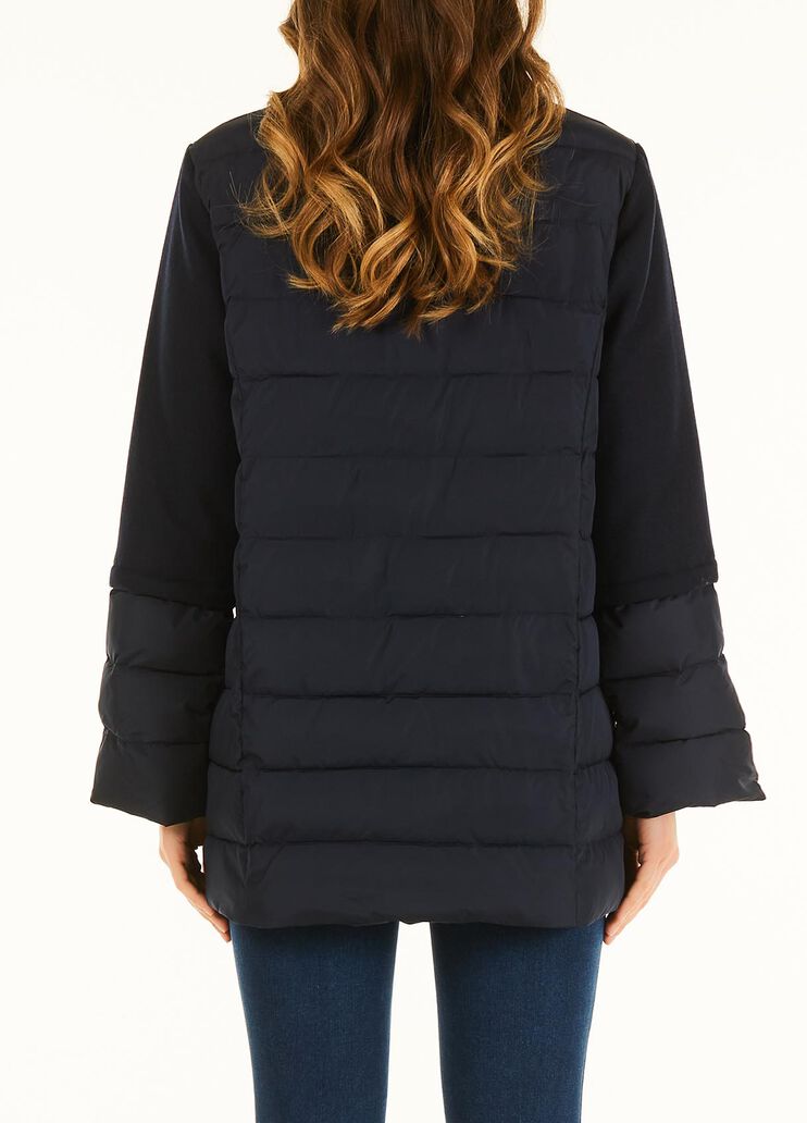Manteau avec matelassure bleu foncé Liu Jo - large image number 1
