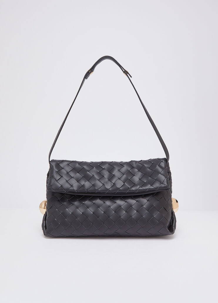 Mittelgro&szlig;e geflochtene Riccy-Tasche schwarz Liu Jo - medium