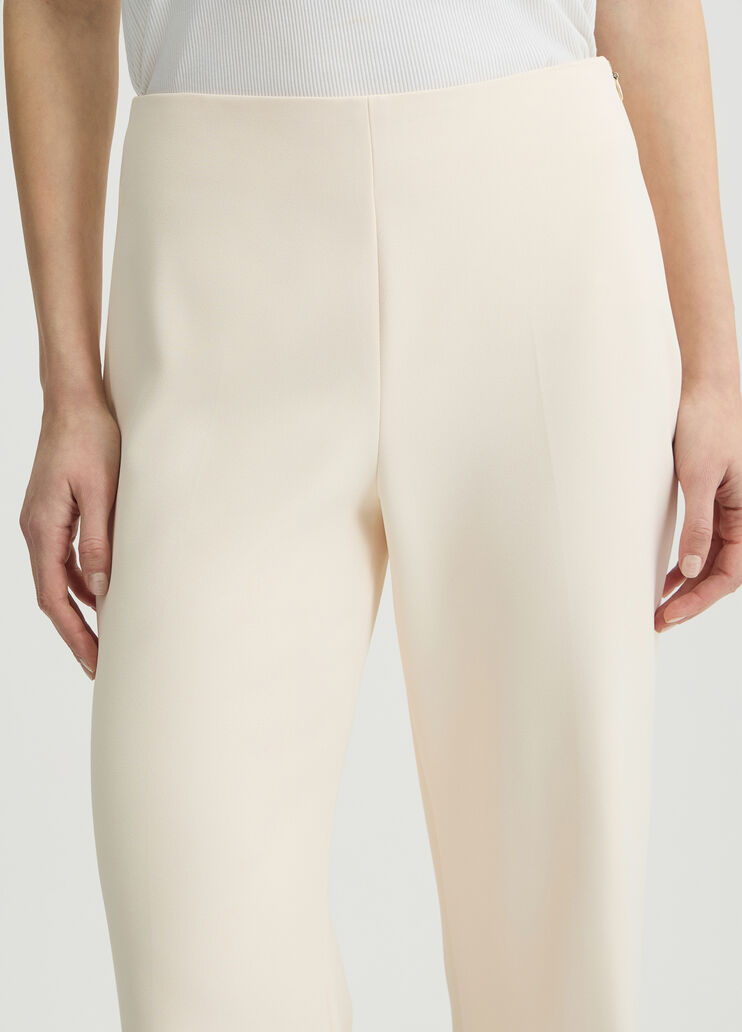 Long champagne-coloured crepe trousers champagne Liu Jo - large image number 2 Long champagne-coloured crepe trousers champagne Liu Jo - large image number 2