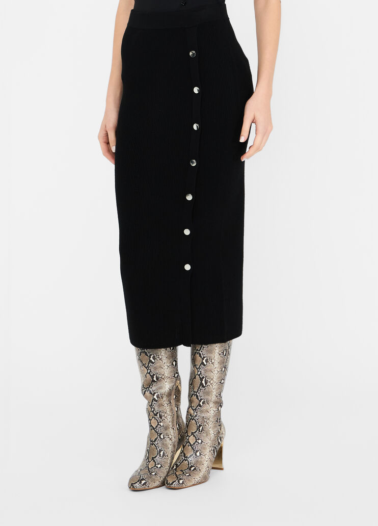 Long mesh skirt black Liu Jo - medium Long mesh skirt black Liu Jo - medium