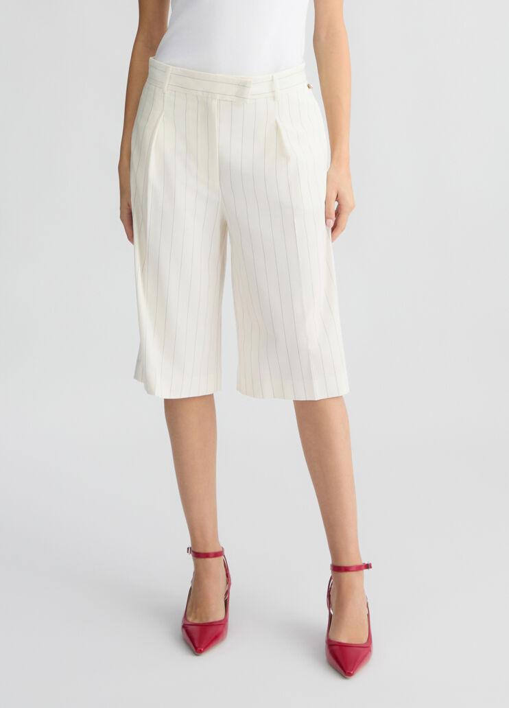 Striped white Bermuda shorts white Liu Jo - medium Striped white Bermuda shorts white Liu Jo - medium