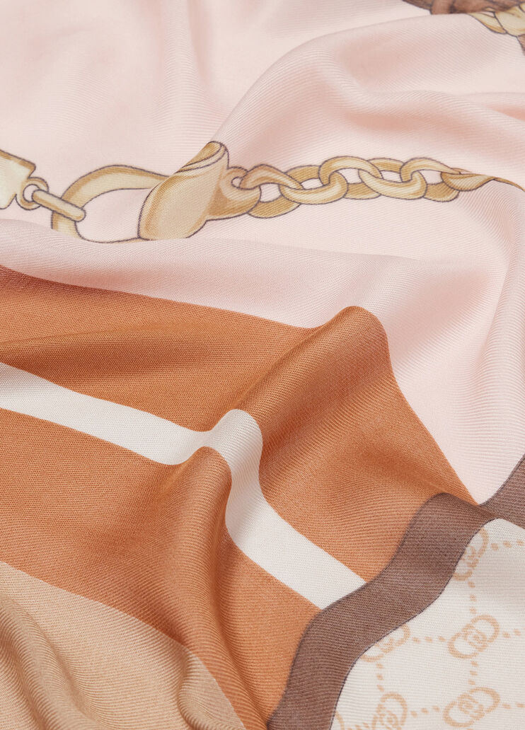 Printed foulard beige Liu Jo - large image number 3 Printed foulard beige Liu Jo - large image number 3