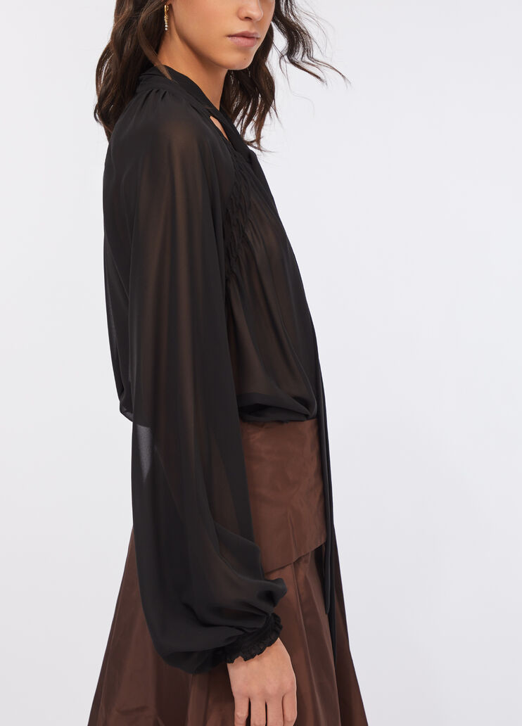 Georgette blouse black Liu Jo - large image number 3