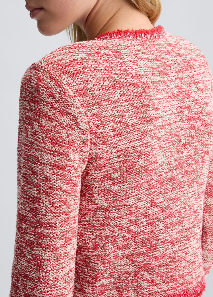 Red knit jacket red Liu Jo - large image number 4 Red knit jacket red Liu Jo - large image number 4