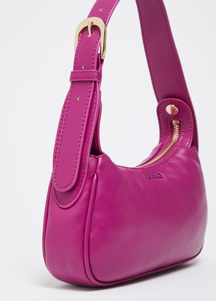 Small solid-colour hobo bag shocking pink Liu Jo - medium