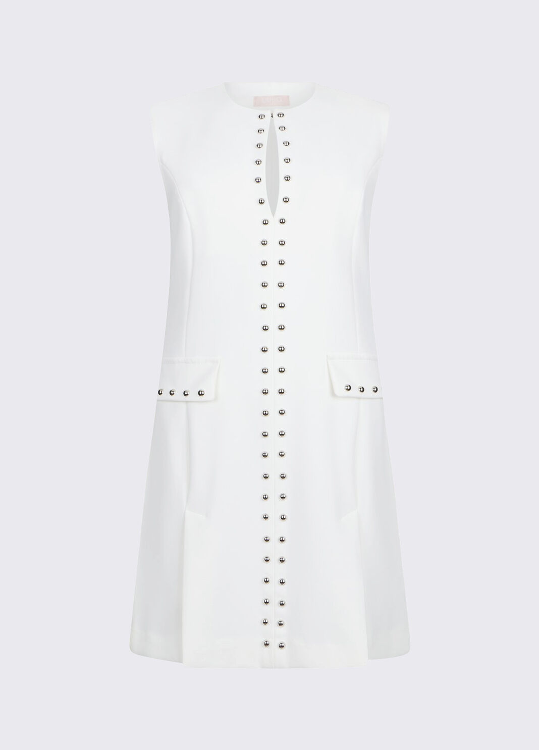 Short dress with studs white Liu Jo - large image number 6