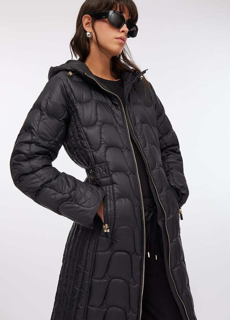 Abrigo de nailon acolchado negro Liu Jo - medium