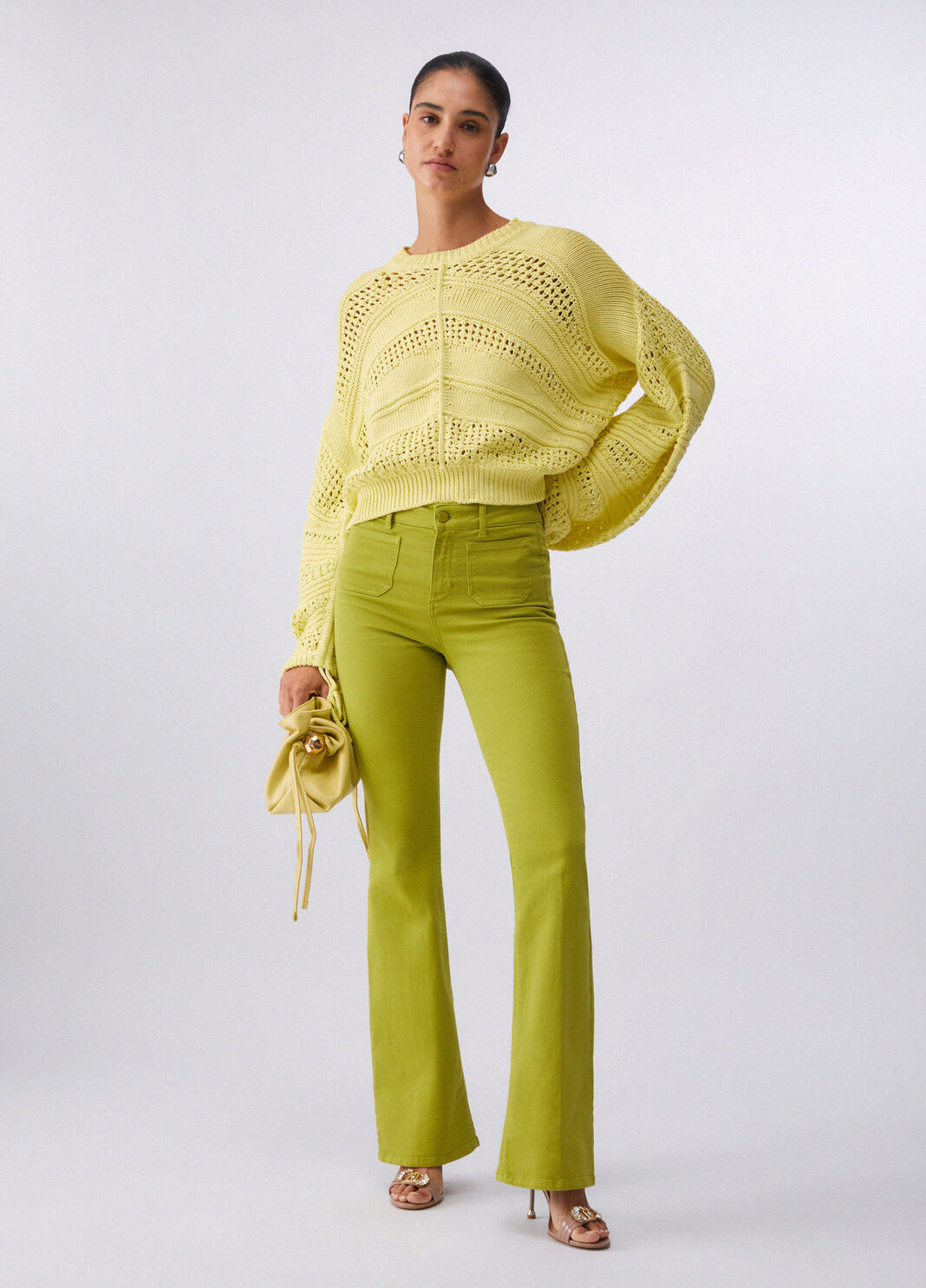 Maglia in crochet giallo Liu Jo - large image number 5