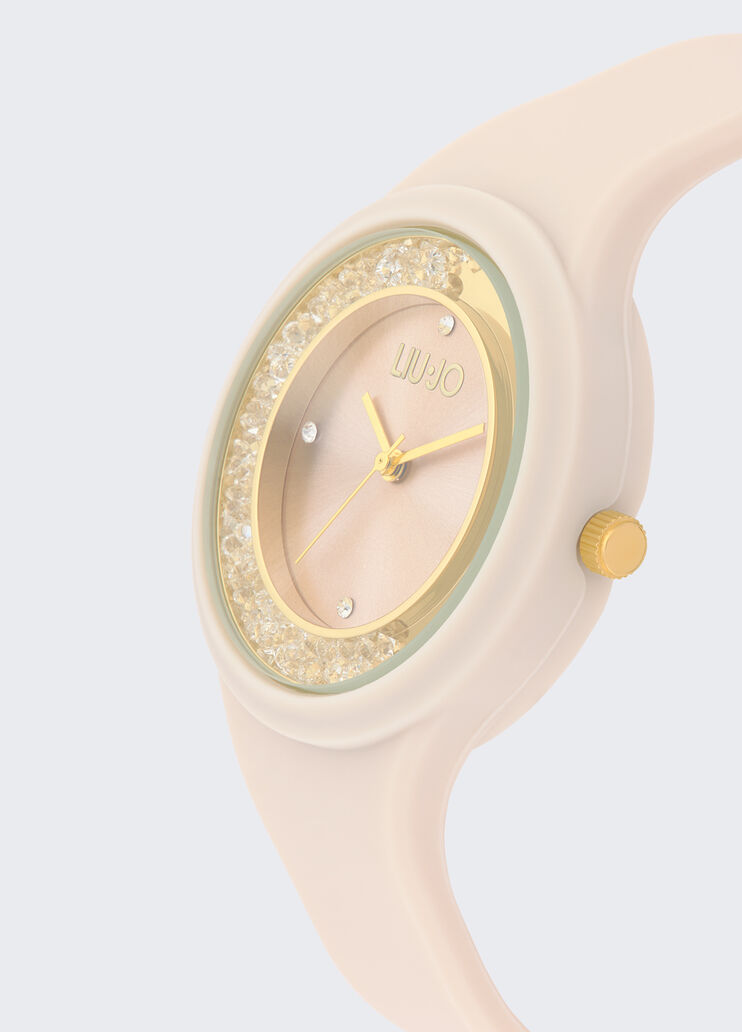 Silicone watch with brill pink Liu Jo - medium Silicone watch with brill pink Liu Jo - medium