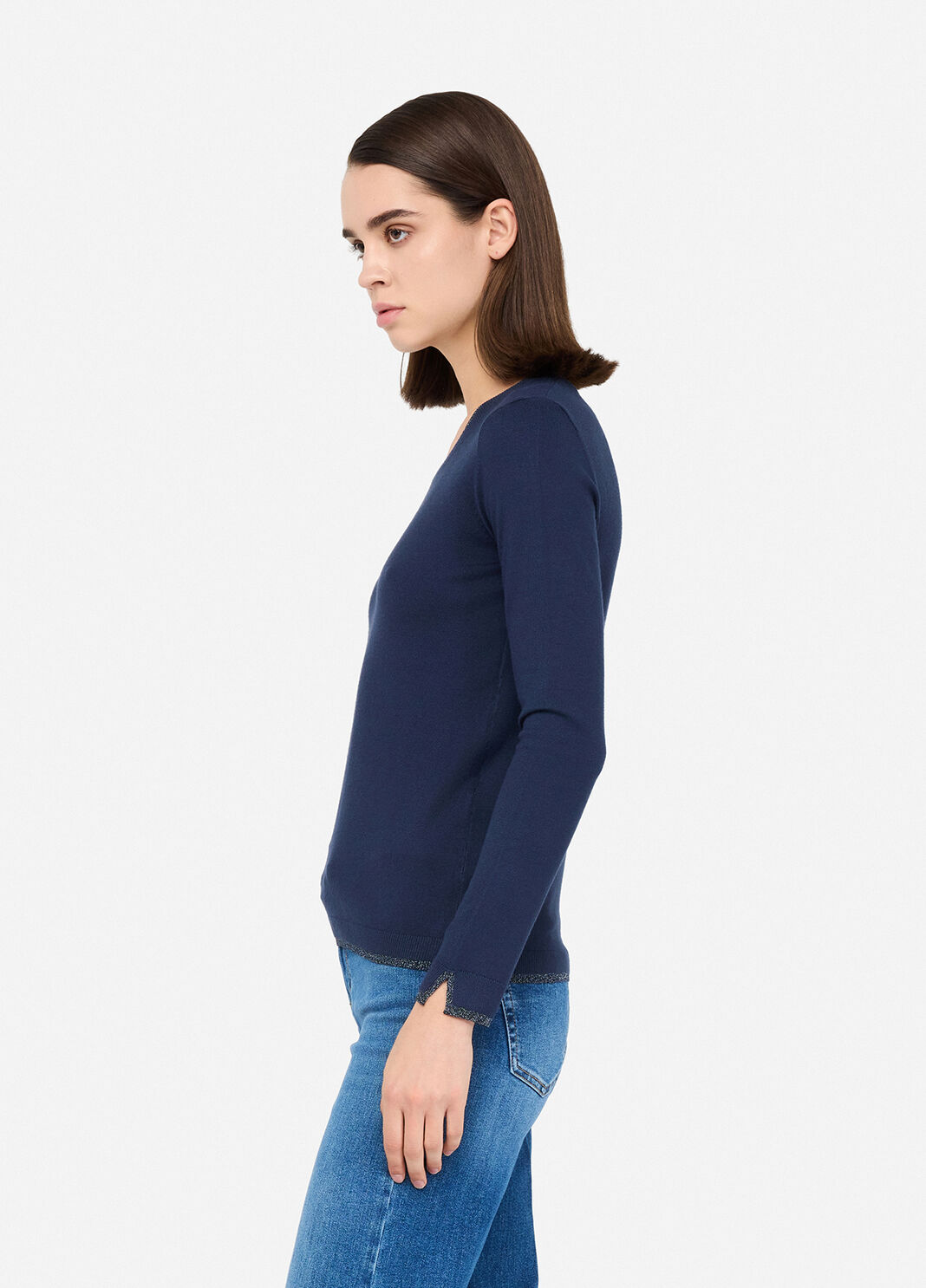 Liu Jo Better sweater navy blue Liu Jo - large image number 3