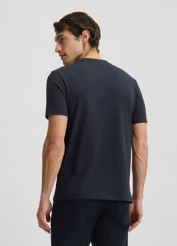 Printed T-shirt dark blue Liu Jo - large image number 1
