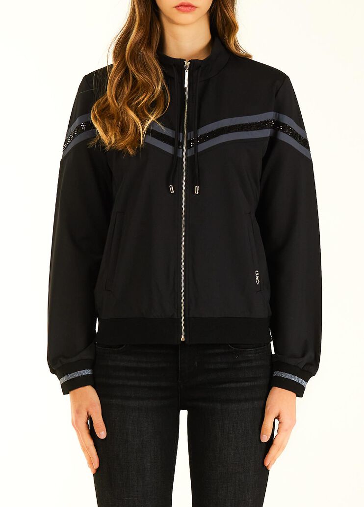 Sweat effet paillettes noir Liu Jo - large image number 0