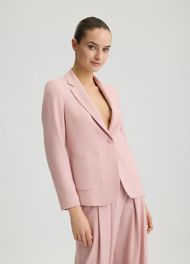 Smart shot fabric jacket light pink Liu Jo - large image number 0 Smart shot fabric jacket light pink Liu Jo - large image number 0