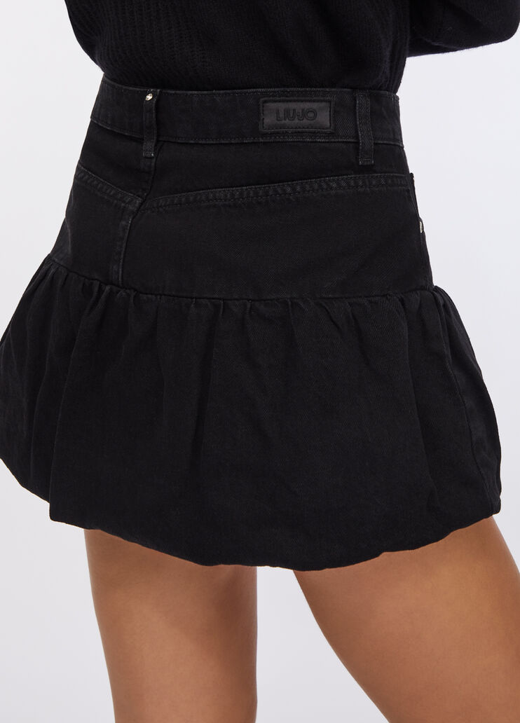 Minirock aus Denim Denim-Schwarz Liu Jo - large image number 4