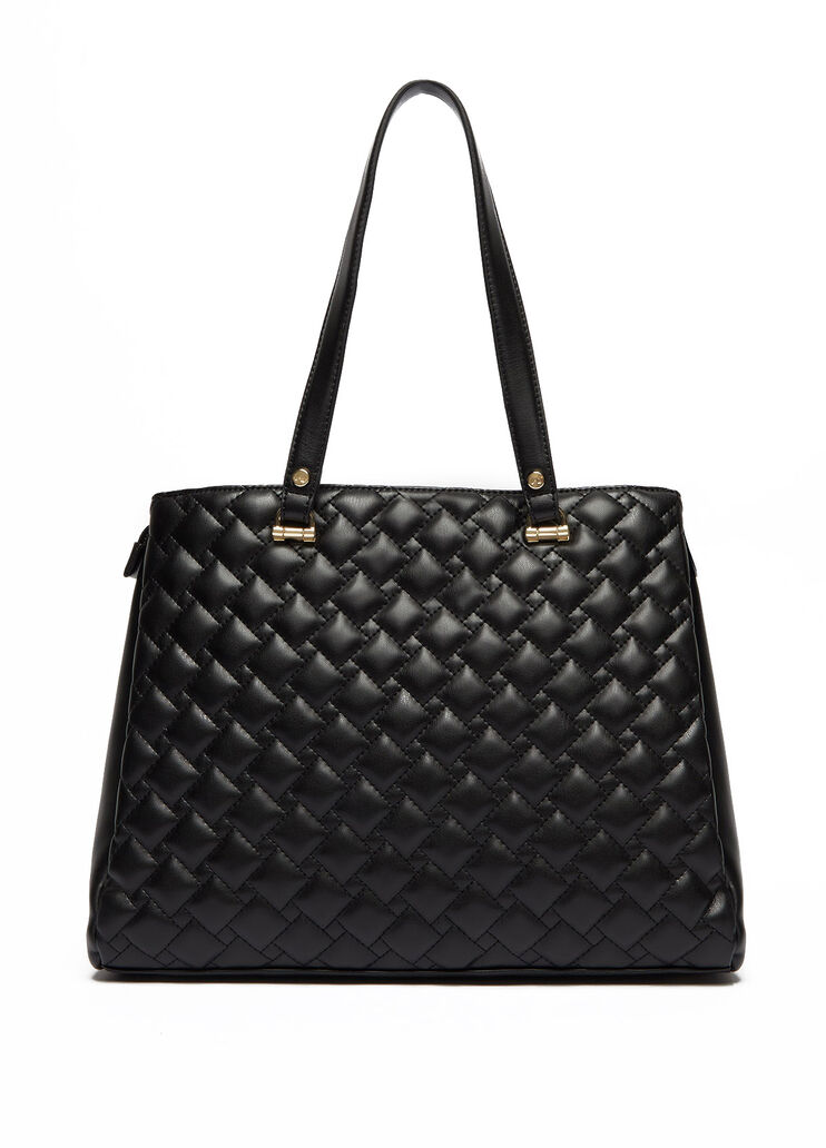 Bolso tote guateado ecosostenible negro Liu Jo - large image number 2 Bolso tote guateado ecosostenible negro Liu Jo - large image number 2