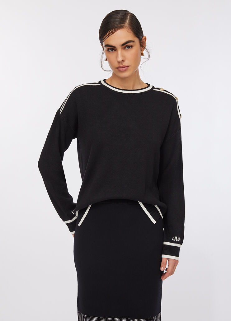 Liu Jo Better top black Liu Jo - large image number 0