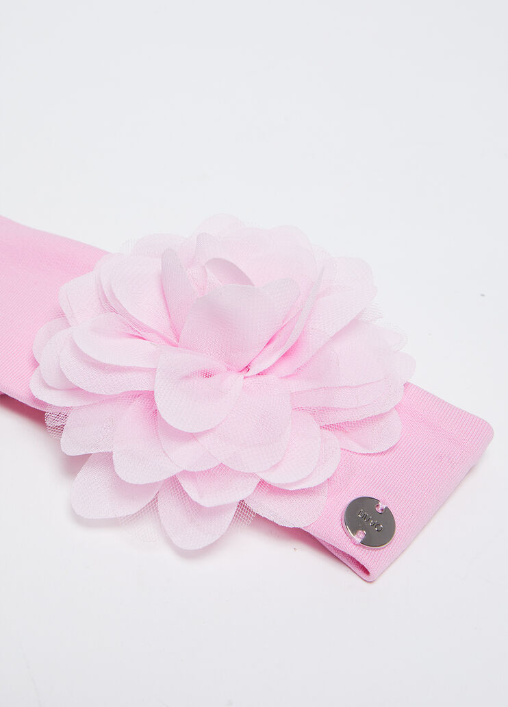 Cotton headband with flower pink Liu Jo - medium Cotton headband with flower pink Liu Jo - medium