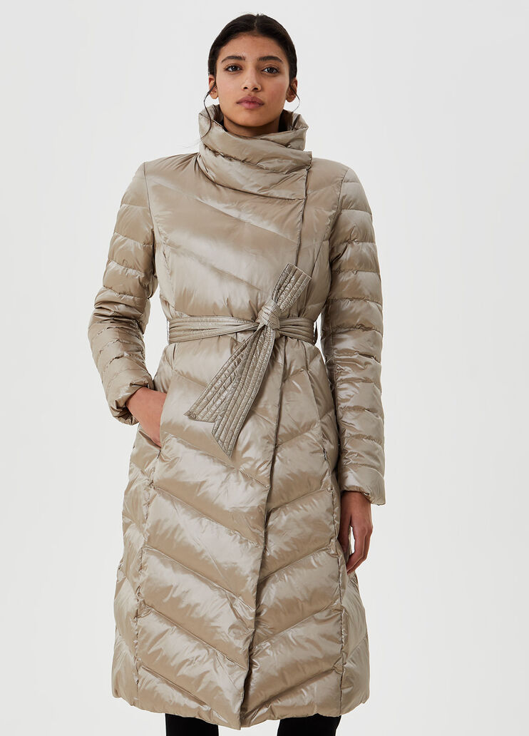 Long down jacket with belt Mud Liu Jo - large image number 0