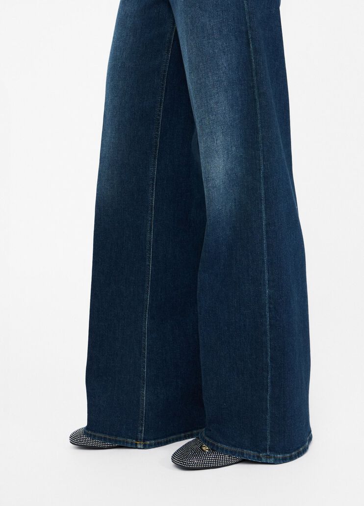 High-rise flared jeans light blue denim Liu Jo - large image number 3 High-rise flared jeans light blue denim Liu Jo - large image number 3