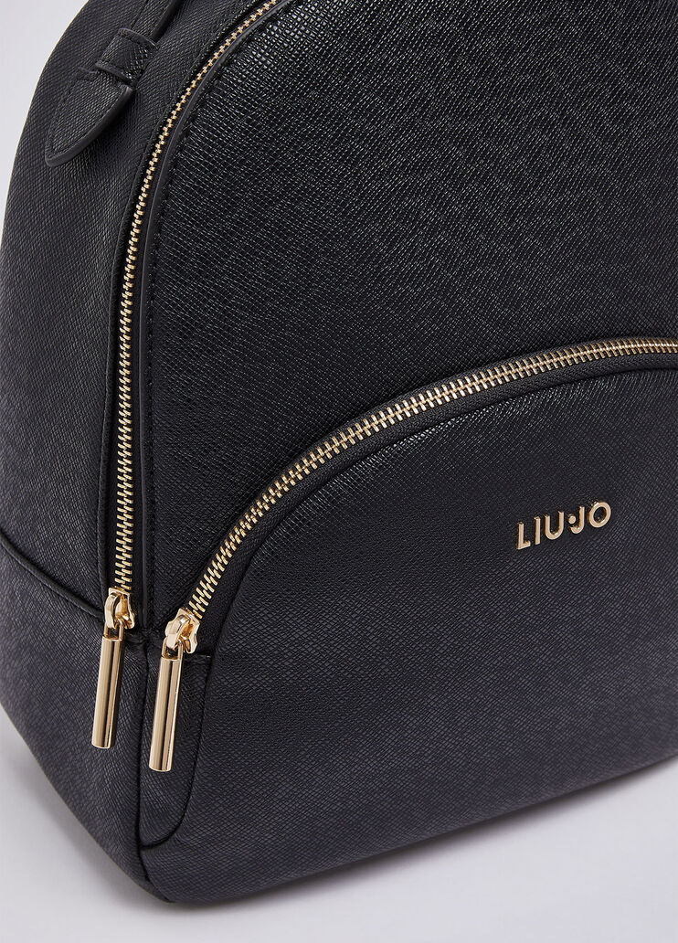 Mochila con logotipo negro Liu Jo - medium