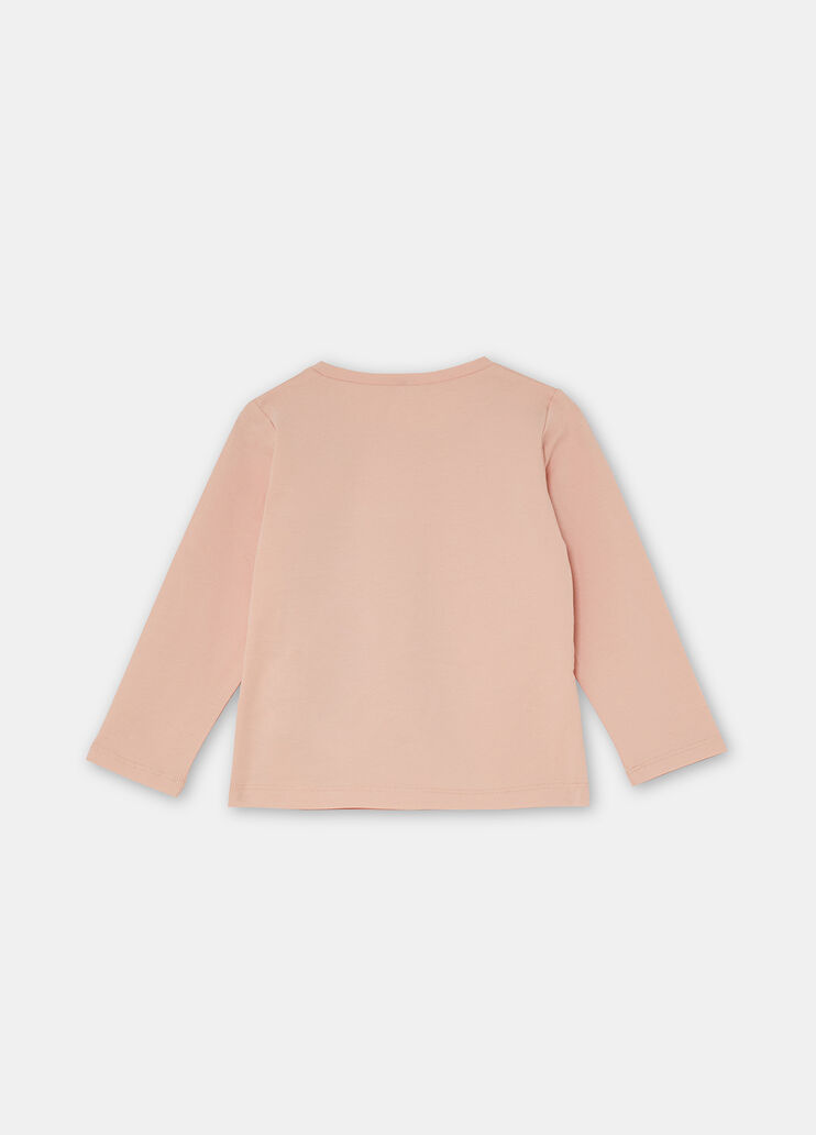 T-shirt with print and appliqués  pink Liu Jo - large image number 3