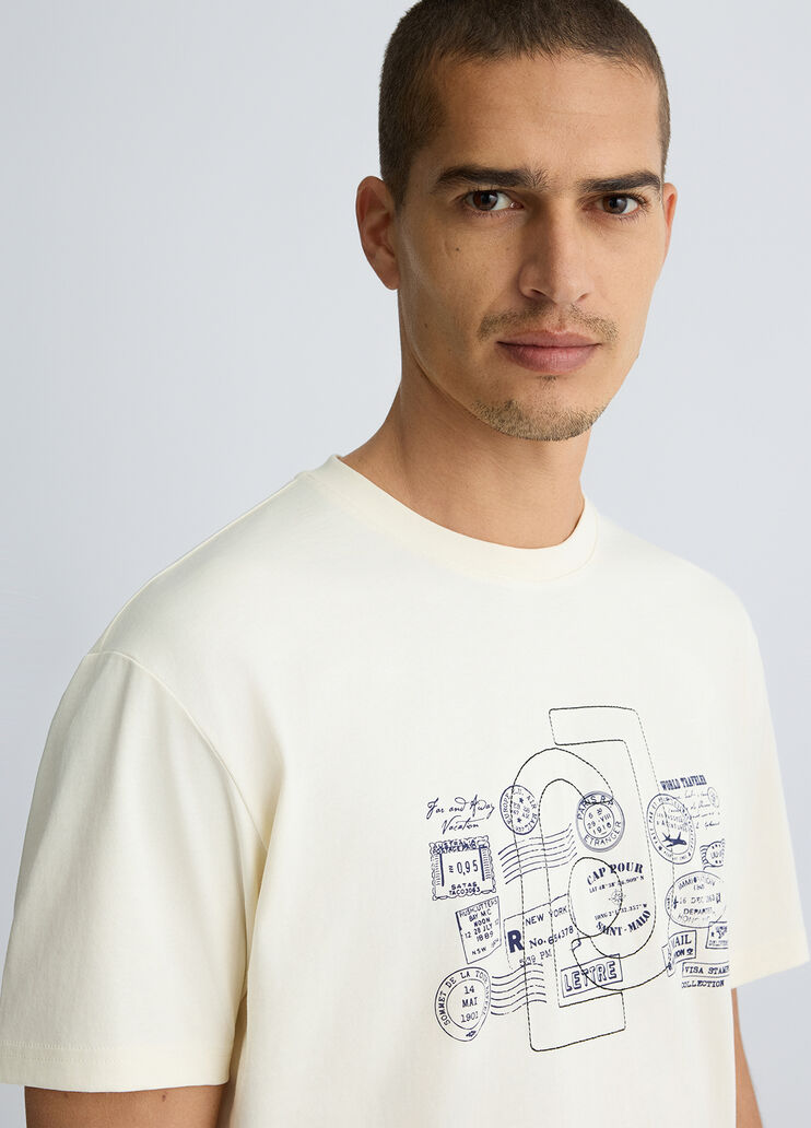 T-shirt with print white Liu Jo - medium T-shirt with print white Liu Jo - medium