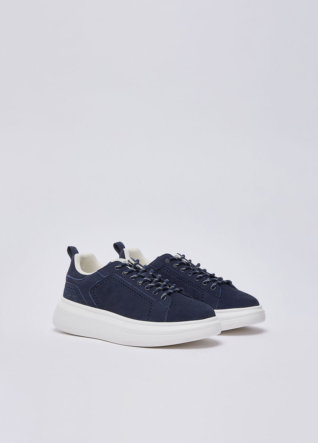 Plattform-Sneakers aus Wildleder blau Liu Jo - large image number 1