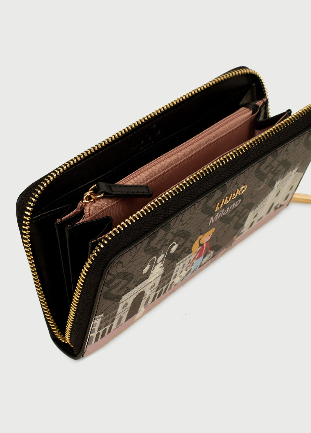 Large wallet with city Brown Liu Jo - large image number 3