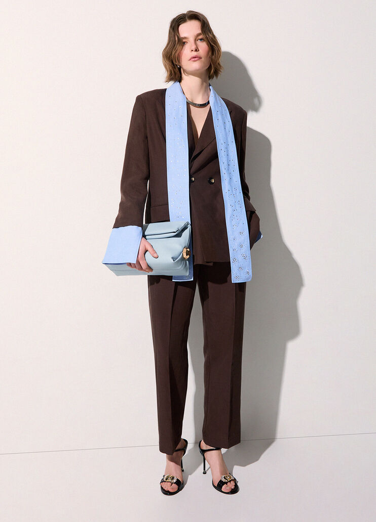 Blazer mit Schmuckschal Dunkelbraun Liu Jo - medium