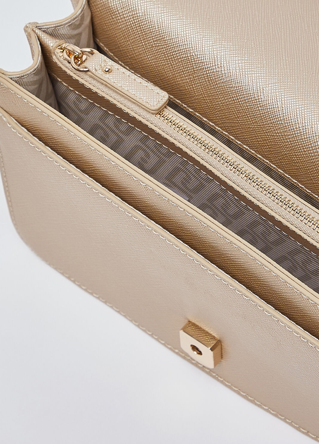 Borsa a tracolla media oro chiaro Liu Jo - large image number 3