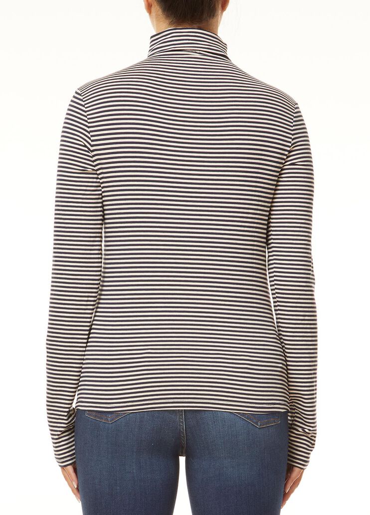 Striped turtleneck jumper 0 Liu Jo - large image number 1 Striped turtleneck jumper 0 Liu Jo - large image number 1