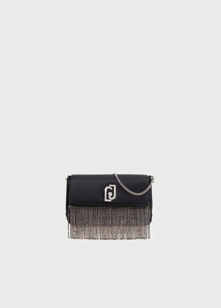 Clutch bag with fringe Black Liu Jo - large image number 0 Clutch bag with fringe Black Liu Jo - large image number 0